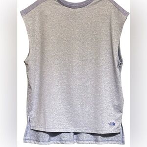 NWOT THE NORTH FACE WOMENS MUSCLE TEE PERIWINKLE/HEATHER LARGE